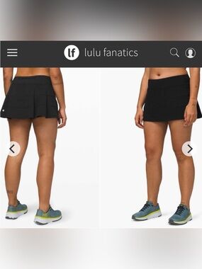 lululemon pace rival skirt size 8